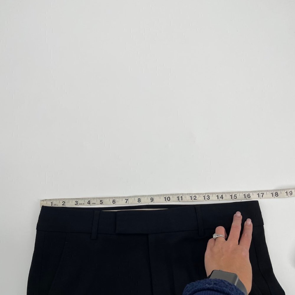 Vince Black High Rise Wool Blend Career Pants Womens Size 8 Classic Neutral - Picture 7 of 9